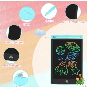 Tablette de Dessin LCD, Protection des Yeux 10 Pouces électrique Enfants Doodle Board Détection de Pression pour Dessiner pour Prendre des Notes (Rose) Blue